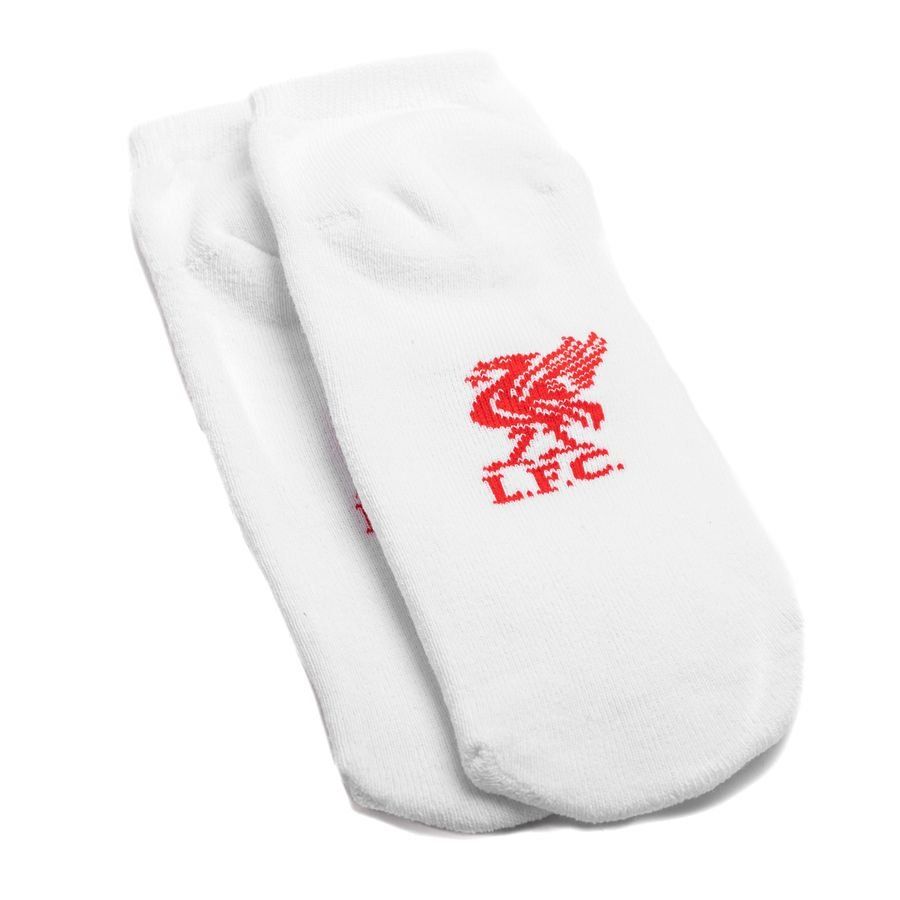 Liverpool Ankle Socks Trainer 3-Pack - White-SoccerKits Hub | Buy Soccer Jerseys Online